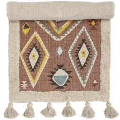 Alfombra Con Flecos Bloomingville 120x65 Cm