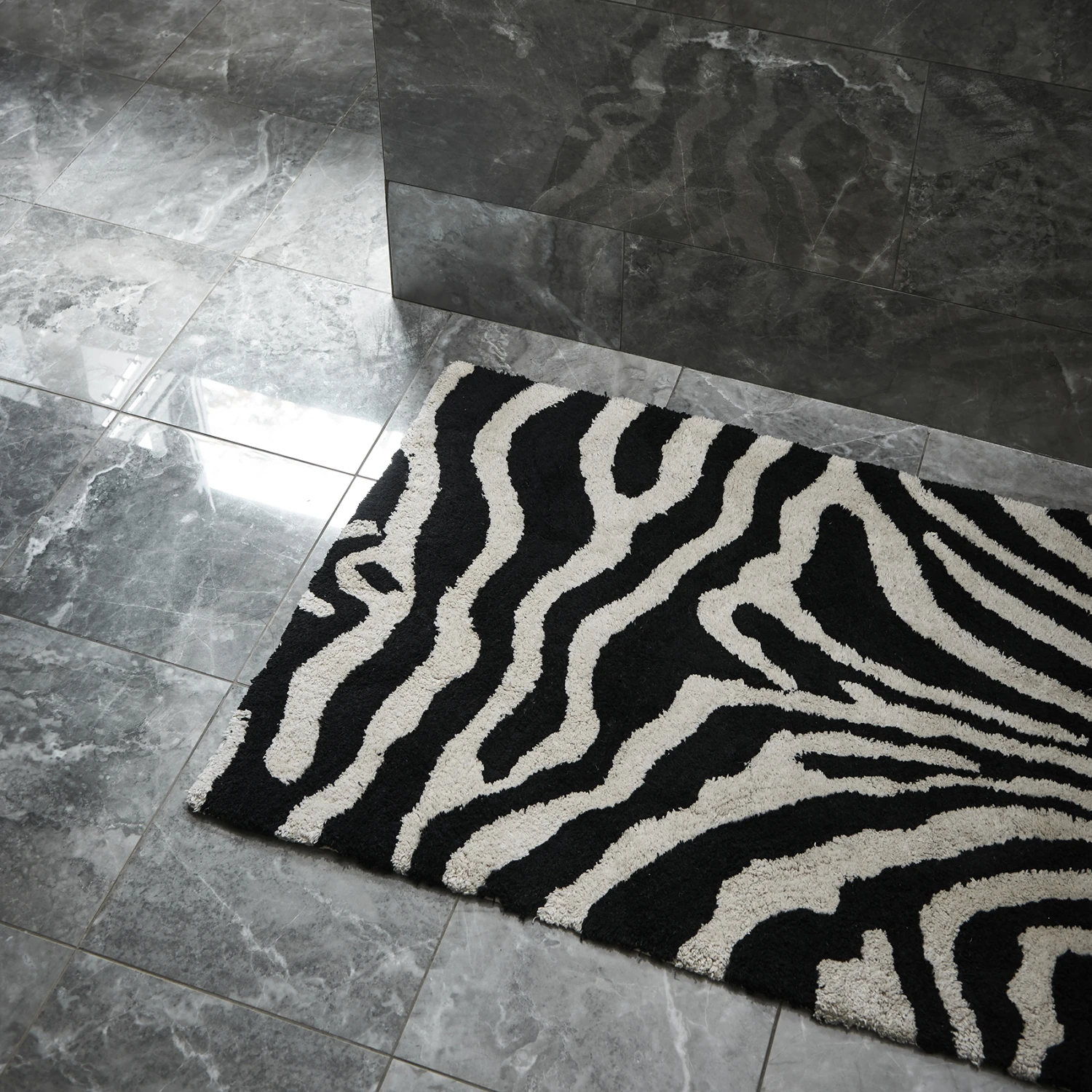 Classic Collection Alfombrilla De Baño Zebra 60x90 Cm 2 Classic Collection Alfombrilla De Baño Zebra 60x90 Cm - Imagen 2