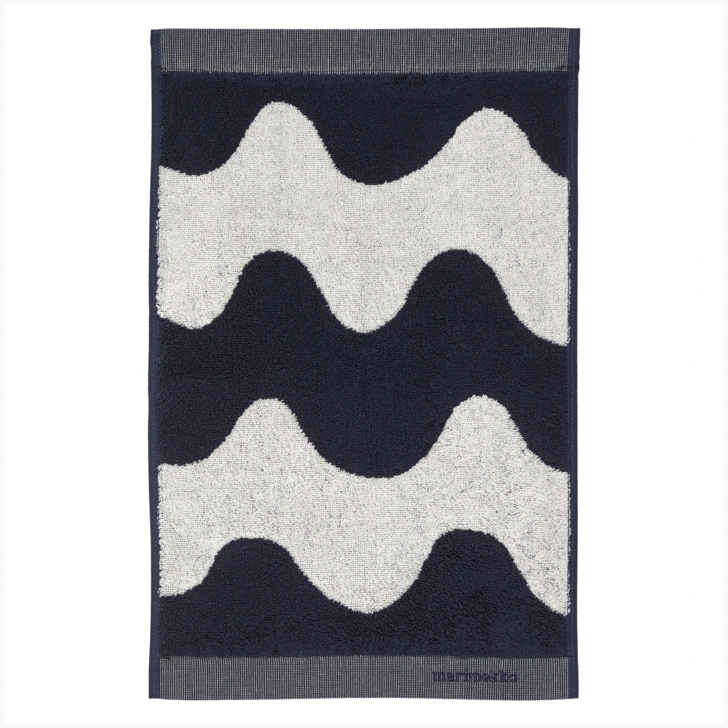 Marimekko Toalla De Baño Lokki Azul Oscuro-blanco 1 Marimekko Toalla De Baño Lokki Azul Oscuro-blanco