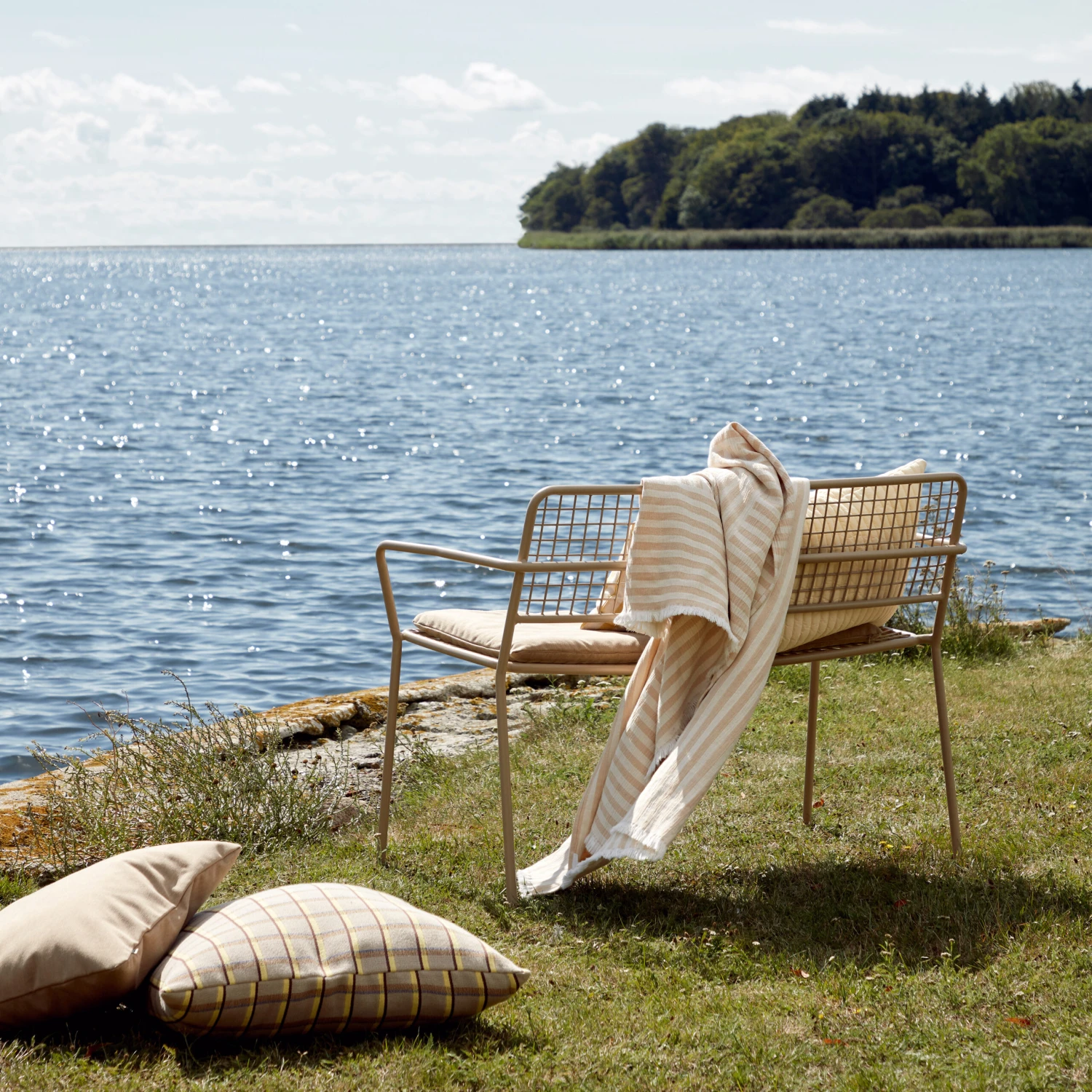 Broste Copenhagen Manta De Algodón Frankie 130x180 Cm 2 Broste Copenhagen Manta De Algodón Frankie 130x180 Cm - Imagen 2