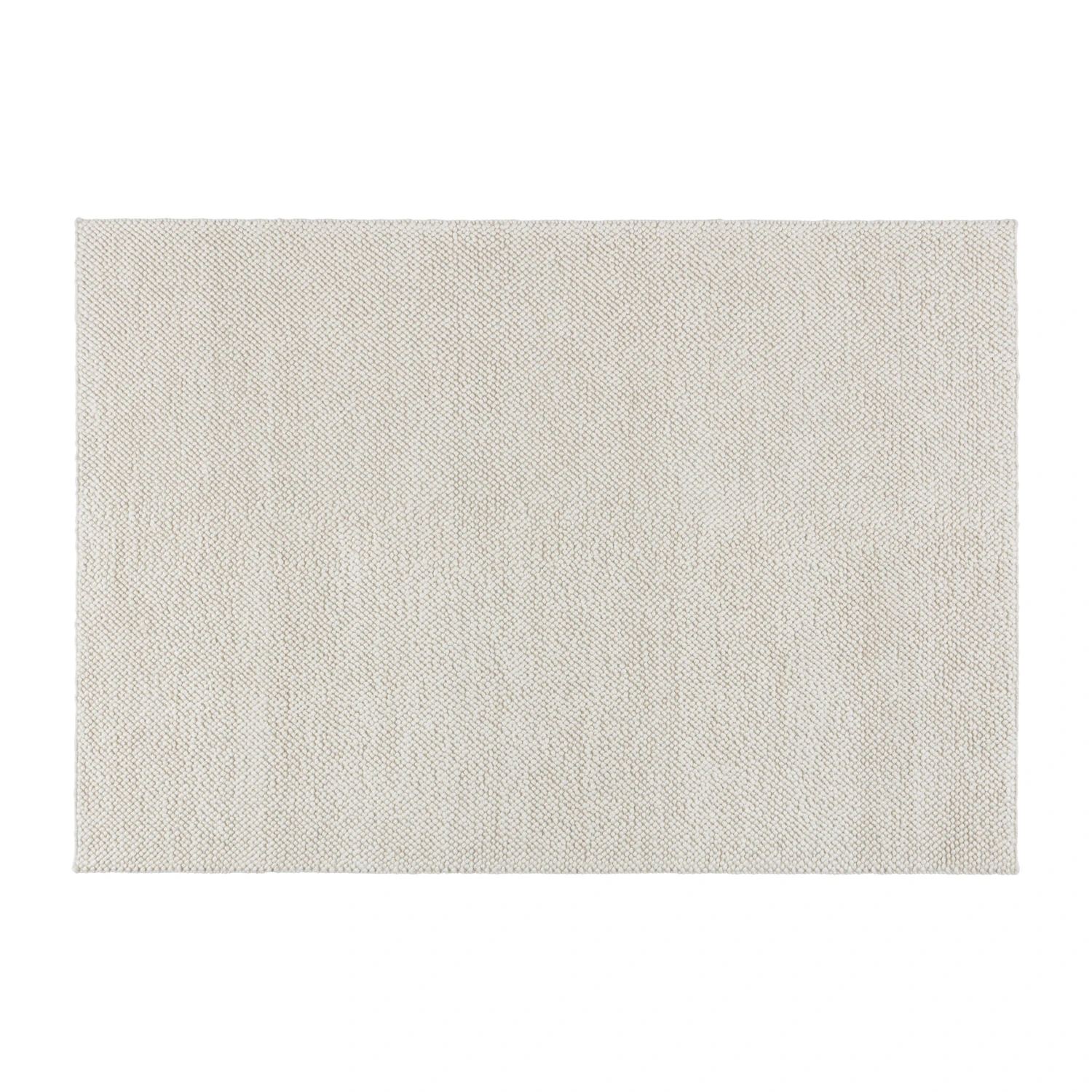 Alfombra De Lana Flock Blanco Natural 1 Alfombra De Lana Flock Blanco Natural