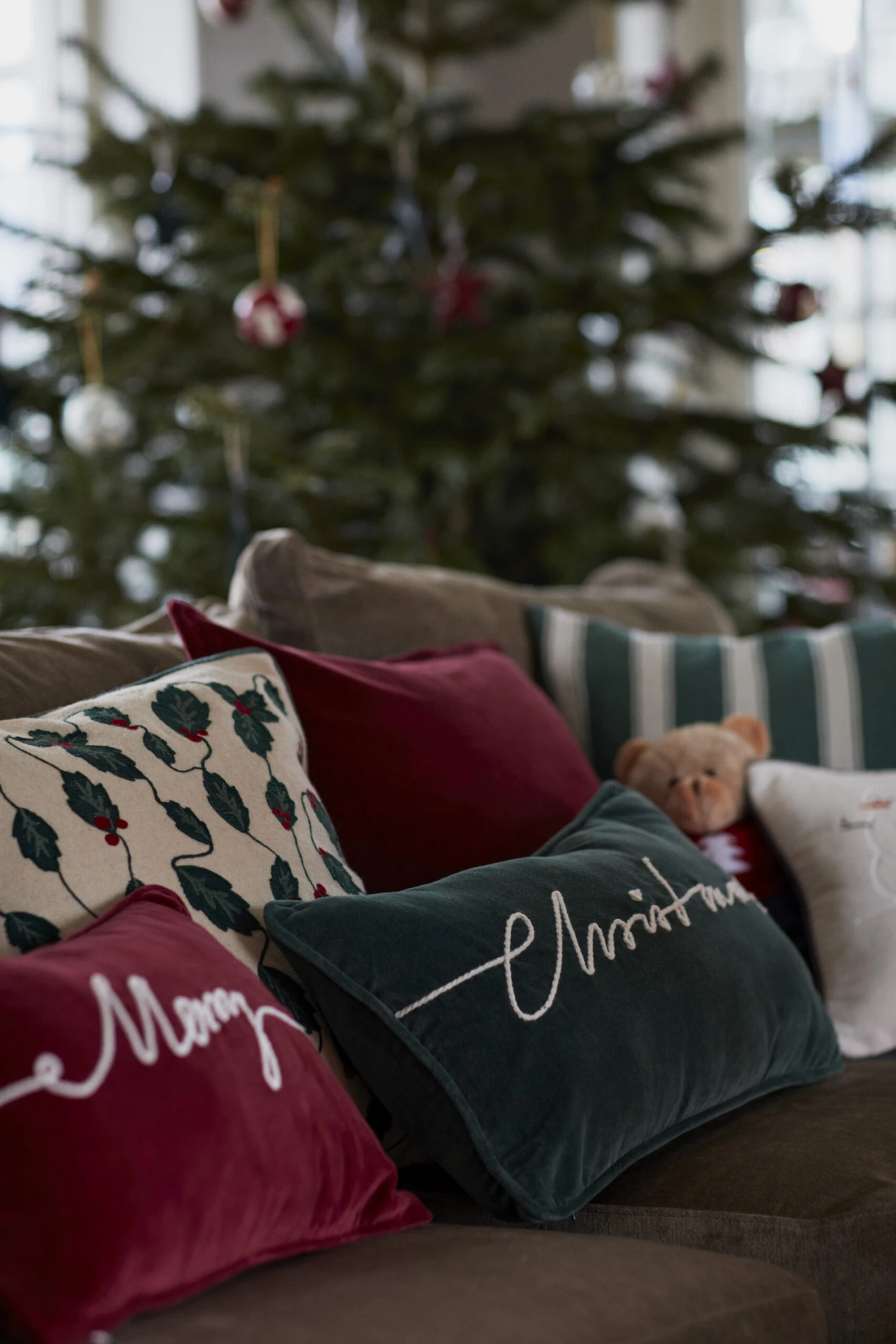 Lexington Cojín Christmas Cotton Velvet 30x50 Cm 4 Lexington Cojín Christmas Cotton Velvet 30x50 Cm - Imagen 4