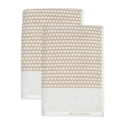 Mette Ditmer Toalla Para Invitados Grid 38x60 Cm, 2 Unidades