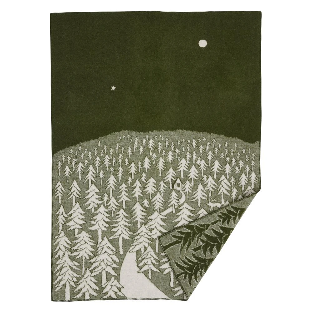 Klippan Yllefabrik Manta De Lana House In The Forest